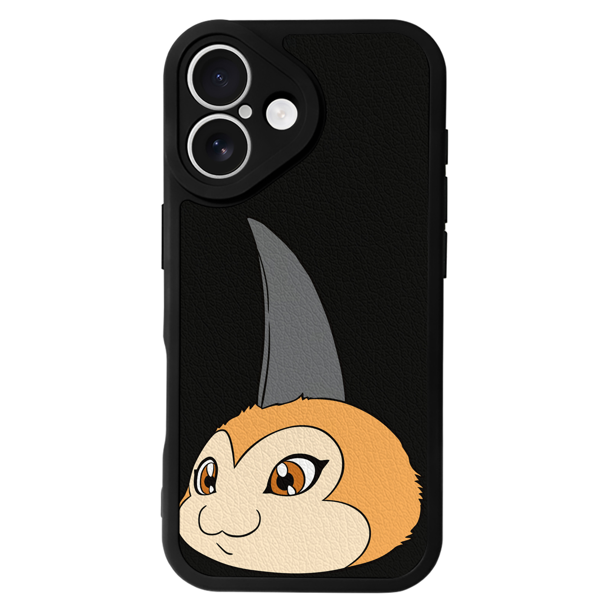 （画像用） Digimon デジタルモンスター/デジモン 【iPhone 16シリーズ対応】シリコンスマホケース（レザー調） 材質：シリコン